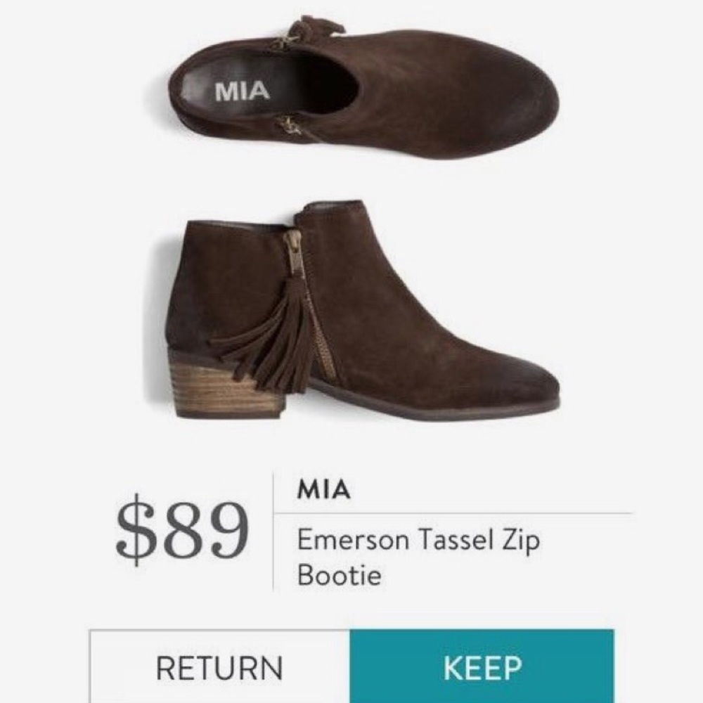 MIA Emerson Tassel Zip Bootie